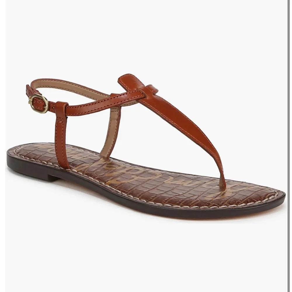 Sam Edelman Brown Gigi Thong Sandal - Picture 2 of 4